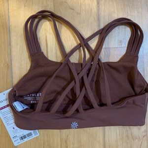Athleta Hyper-Focused Bra XXS Cinnabar NWT
